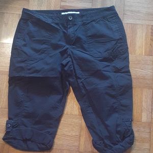 Old Navy Black Cargo Capris